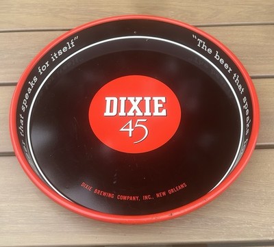 60 S DIXIE 45 DIXIE BREWING NEW ORLEANS BEER TRAY