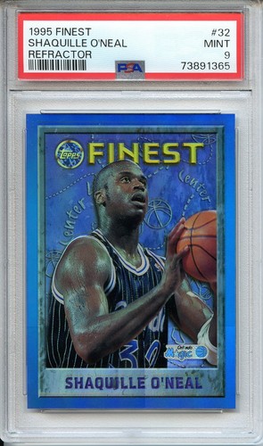 Shaquille O'Neal [Refractor] #32 1995 Finest card