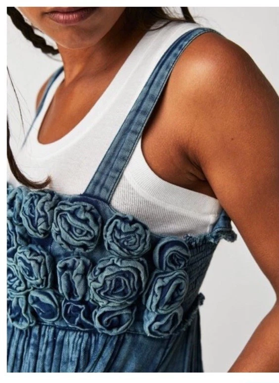 Free People Dolly Midi Dress Women’s Size Medium - Image 2 of 4