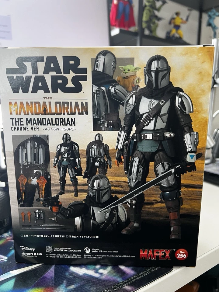 *PREORDER SLOT* MAFEX No 256 Star Wars The Mandalorian (Chrome Ver) - UK seller - Image 2 of 4