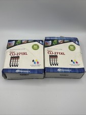 Dataproducts Black/Cyan/Magenta/Yellow Ink Canon PGI-271XL 2 Pack
