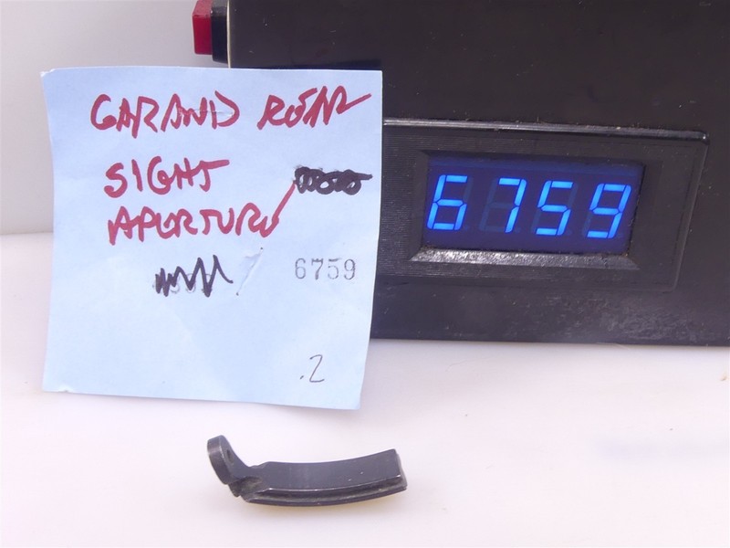 #6759 M1 Garand rear sight aperture