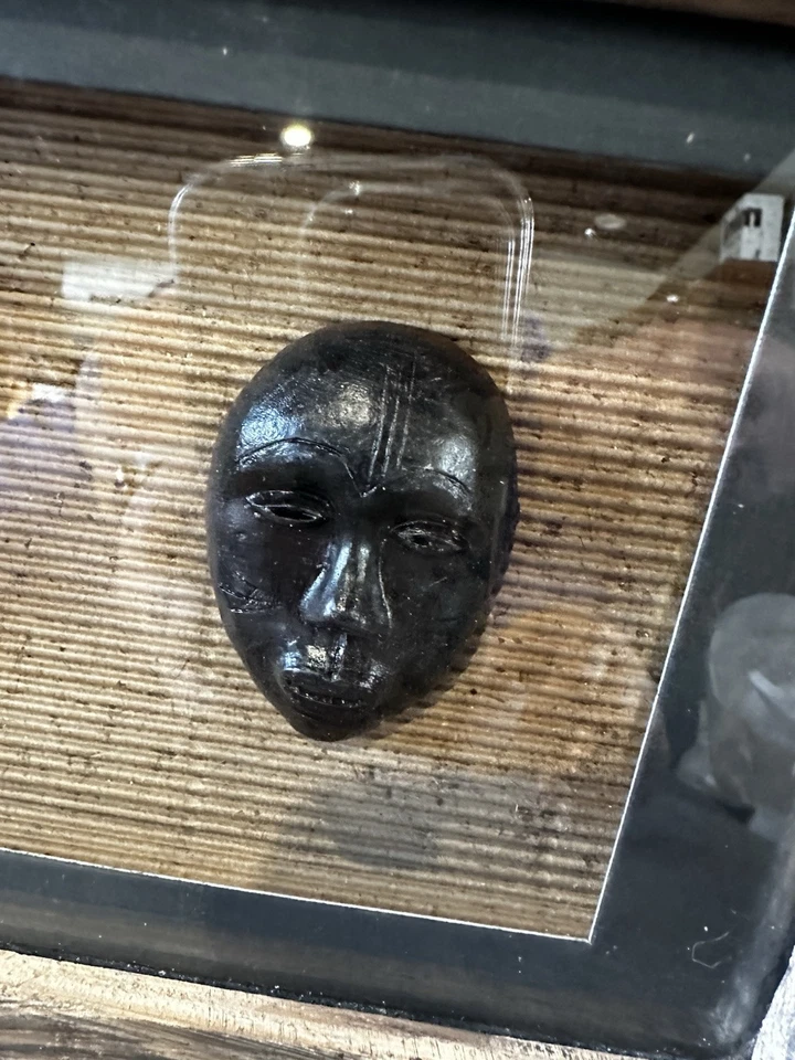 Tribal Masks Wall Art Shadow Box 15 “ X 8.5 “ 3D Dennis East 2001 - Image 4 of 4