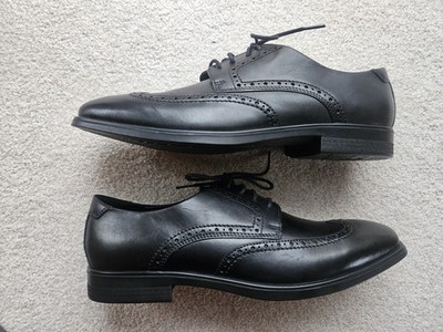 ECCO Melbourne Leder  Halbschuhe EU 47 US 13-13,5 UK 12-12,5 schwarz neu