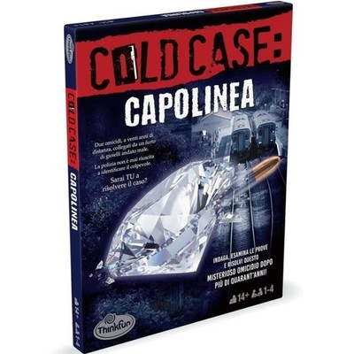 CAPOLINEA Brettspiel COLD CASE 4 investigativ IN ITALIENISCH think fun RISOLV