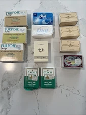 NOS Lot 12 Vintage Bars of Soap-Dial, Purpose, Conti, Packer’s, Thistleton