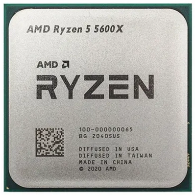 AMD Ryzen 5 5600X Desktop Processor (4.6GHz, 6 Cores, Socket AM4