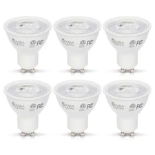 [6 Pack] Simba Lighting® LED GU10 ETL 5W Non-Dimmable 50W Replacement Bulb 5000K