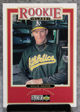 Willie Adams 1997 Upper Deck Collector's Choice Rookie Class Card #13 Athletics. rookie card picture