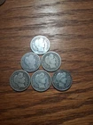6 coin lot in sequence 1907,08,09,10,11,12 nice lot no reserve.