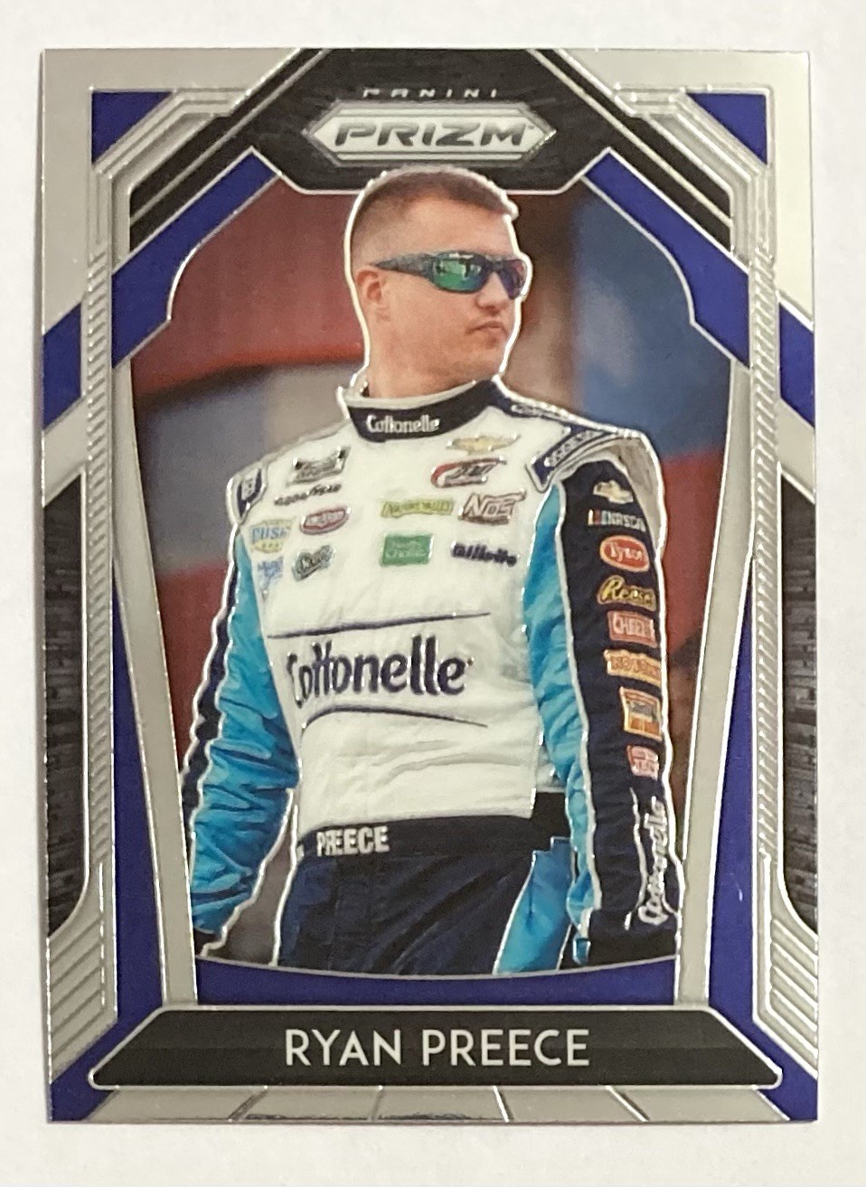 Ryan Preece #27 Racing Cards 2020 Panini Prizm Nascar trading card — raw and PSA graded price guide