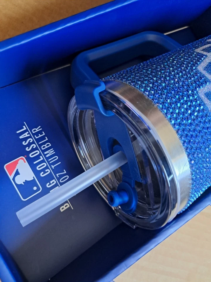LA Los Angeles Dodgers Bling Colossal 40 Oz Tumbler Rhinestone Tumbler Brand New - Image 2 of 4