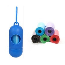 Blue Pet Waste Bags 5 Rolls Dog Poop Bags Lea...