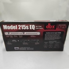 DBX 215s 15-Band Dual Channel Graphic Equalizer Switchable  6 or  15 dB