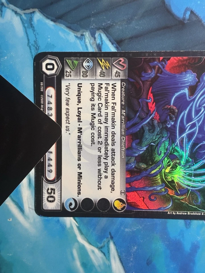 Chaotic Fal'makin Azaia Inquisitor Ultra Rare Card. Alliances Unraveled. NM - Image 3 of 4