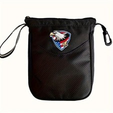Golf Tee Pouch Black Ball Holder Sporting Zipper Valuables Bag US Stock