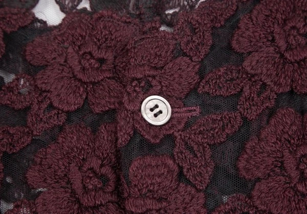 халат de chambre COMME des GARCONS вышивка тюль куртка размер S-M (K-123533) - Изображение 4 из 4