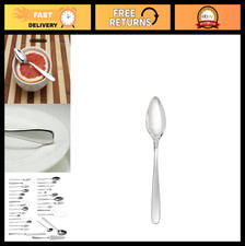 18/10 Stainless Steel Grapefruit Spoons Set of 12 - Durable Flatware, Silver Fin
