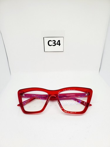 eyeglasses plastic full rim red the morohe 55-17 142 840219205533
