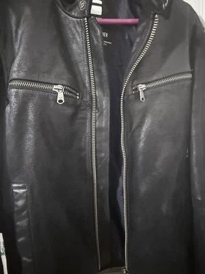 g star raw leather jacket products for sale | eBay
