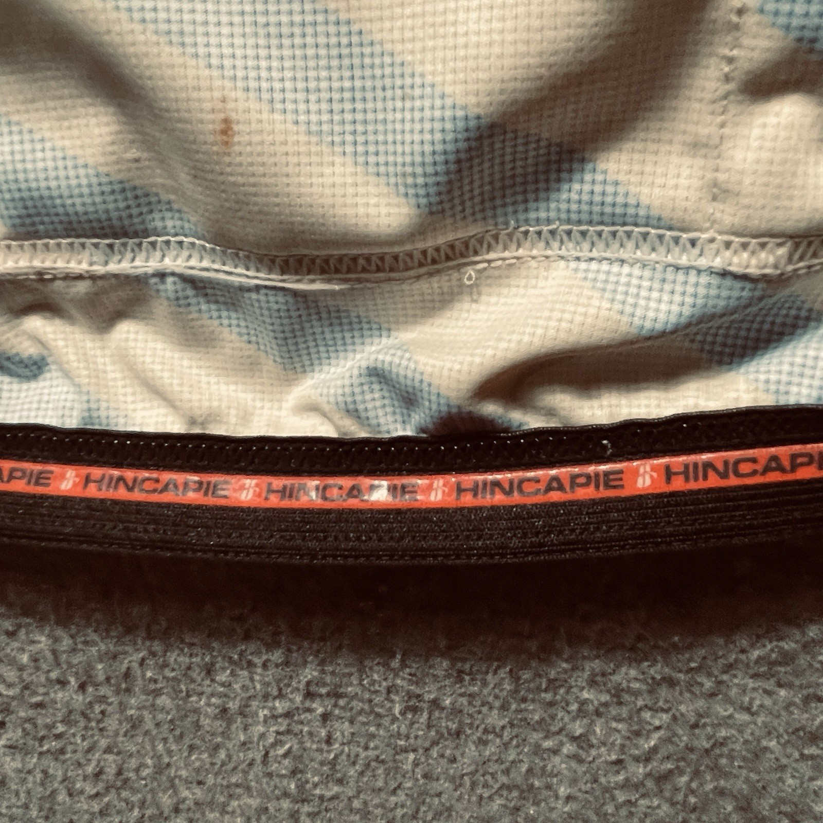 Hincapie Mens BMW Blue White Yellow Short Sleeve Jersey Size XL Full Zip Cycling