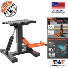 Hydraulic Dirt Bike Lift Stand - 440 Lbs Capacity Height Adjustable 10-18 Hydraulic Dirt Bike Lift Stand - 440 Lbs Capacity Height Adjustable 10-18
