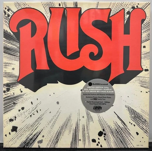 Rush "Rush" ReDISCovered LP Box Set 200g Vinyl Limited Edition BRAND NEW SEALED