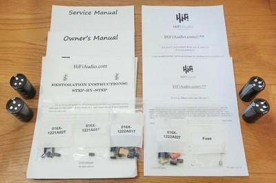 Rotel RB-985 Amp Rebuild Restoration Recap Service Kit Repair Capacitor