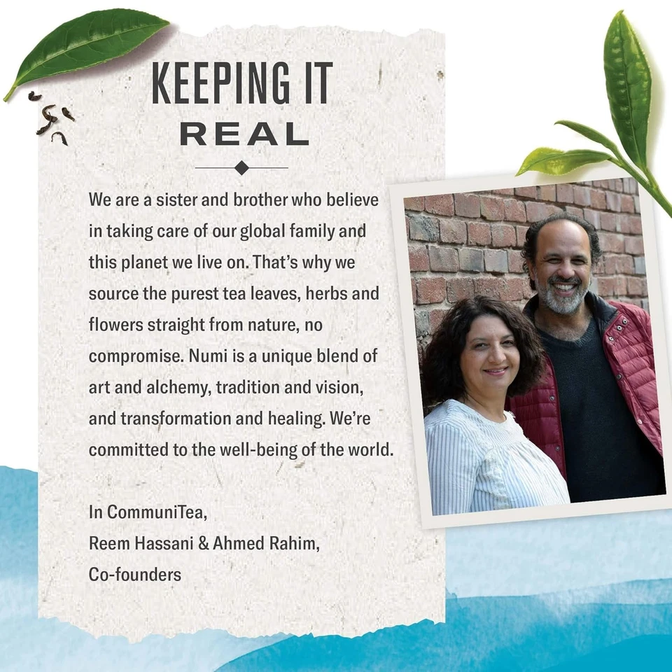 Numi Té Orgánico Tres Raíces, Caja de 12 Bolsas 12 (Pack 3)  Foto 4 de 4