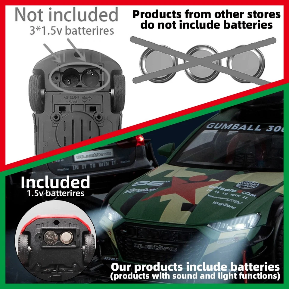 1:24 F150 Off Road Pickup Alloy Metal Diecast Model Car Sound & Light Hobby Toy - Image 4 of 4