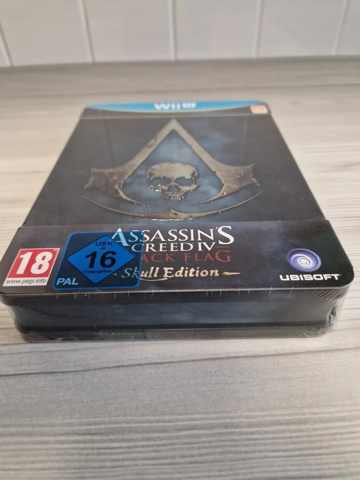 Assassin's Creed Black Flag - Nintendo Wii U Skull Edition Steelbook NEW SEALED - Bild 4 von 4