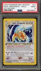 Pokemon Light Dragonite Neo Destiny 1st Edition Holo Rare #14 PSA 9 Mint
