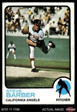 1973 Topps #36 Steve Barber Angels 3 - VG