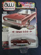 Auto World 164 1968 Dodge Coronet Rt Convertible Event Car 1 Of 1536