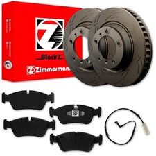 Zimmermann SPORT BREMSSCHEIBEN + BELÄGE VORNE passend für BMW 3er E90 + 1er E87