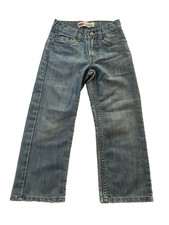 Levis 514 Slim Straight Youth Sz 5R Blue Jeans Adjustable Waist Denim School