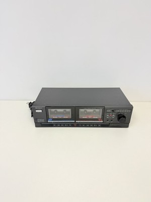 RARE Vintage Hitachi D-W440 Stereo DUAL Cassette Tape Deck Parts Only
