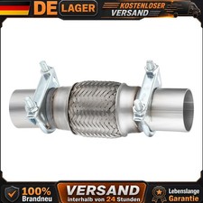 Flexrohr Auspuffrohr Ø45 Länge 210mm für Opel Astra H J Corsa D inkl. Schellen