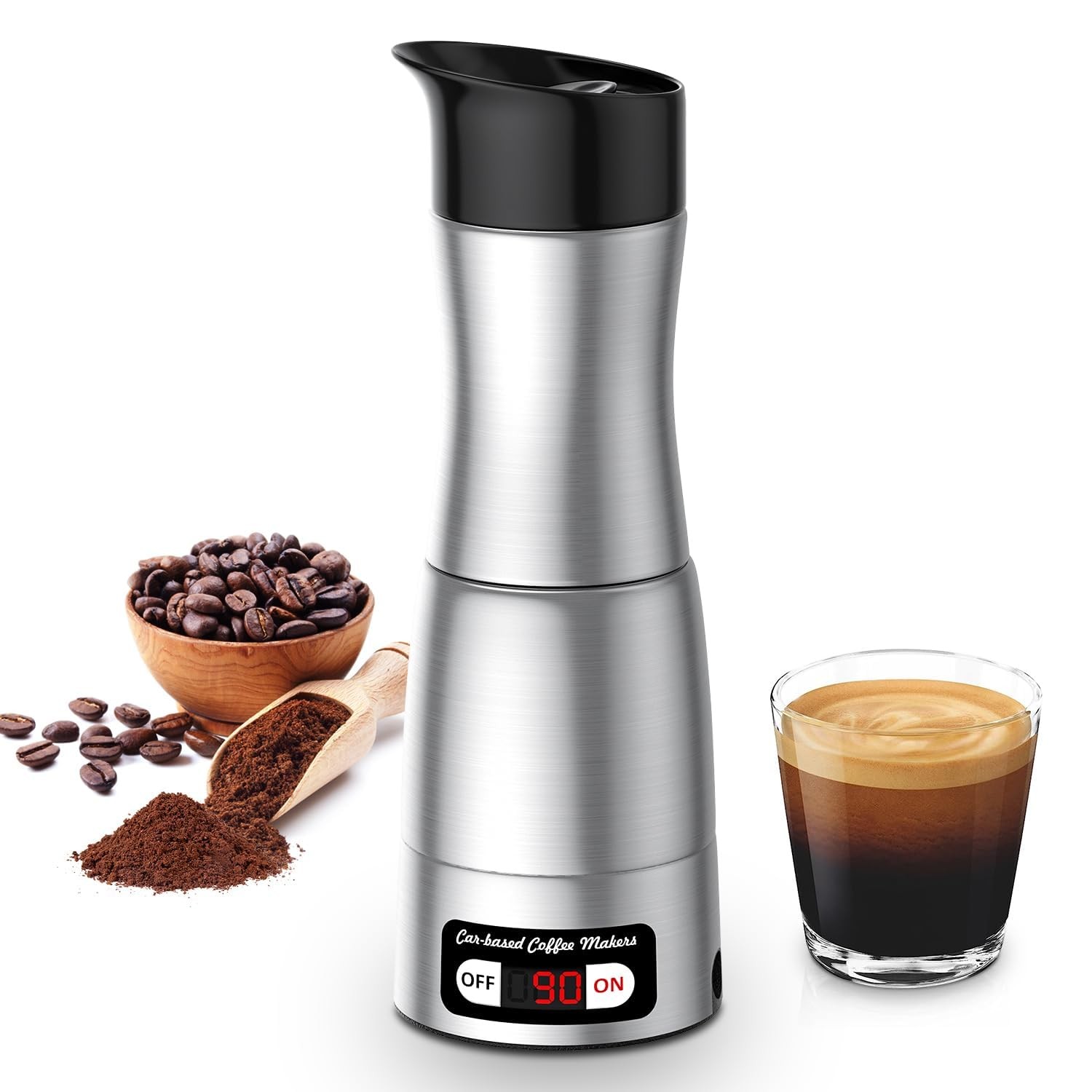 For Car, Portable Coffee Maker With 24v For Truck,...