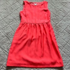 J. Crew Camille Sleeveless Dress Minimalist Summer Beach Preppy Party Size 6