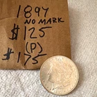 1897 Morgan Silver Dollar $1 Business Strike Philadelphia No Mint Mark KM#110