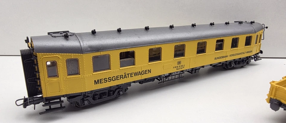 Roco H0 46331 Kranwagen mit Schutzwagen DB + 2 Zusatzwagen bespielt o.OVP  - Bild 2 von 4