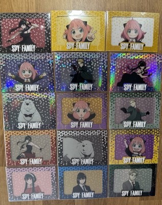 Spy X Family Series 1 Anime Trading Cards Lot Of 25 UNSCANNED Cybercel set