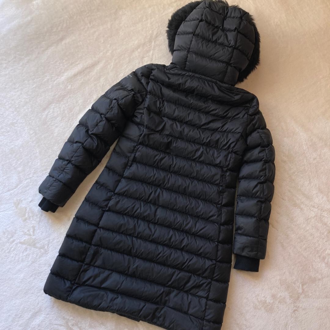 Burberry Down Jacket Check Pattern Black Nylon Po… - image 22