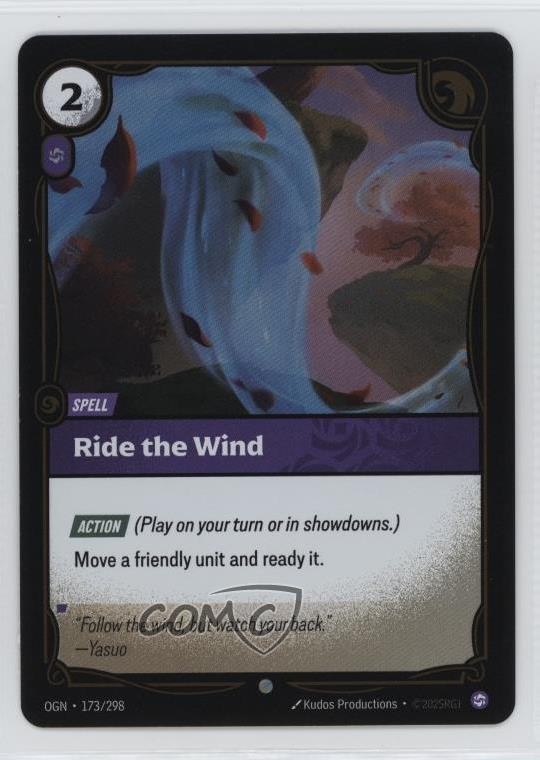 2025 Riftbound: League of Legends TCG - Origins OGN Foil Ride the Wind #173
