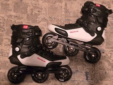 Powerslide Tau carbon fiber inline skates Size 43 3x90mm wheels