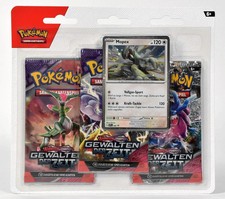 Pokemon TCG Karmesin & Purpur: Gewalten der Zeit 3er Blister,Mopex,neu