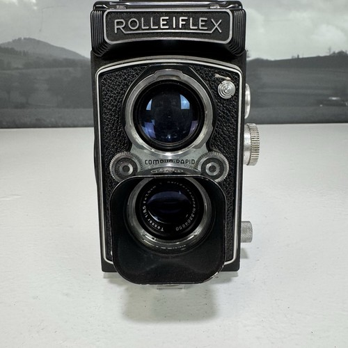 Rolleiflex TLR Kamera | Zeiss Tessar 75mm f/3.5 | Compur Rapid | ungetestet - Bild 5 von 16