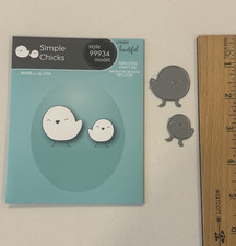 Memory Box Simple Chicks Metal Dies 99934 Papercrafting Easter Holiday