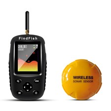  Menu Inglese Russo Sonar Wireless Sensore Pesce Portatile Ecoscandaglio Alar9030
